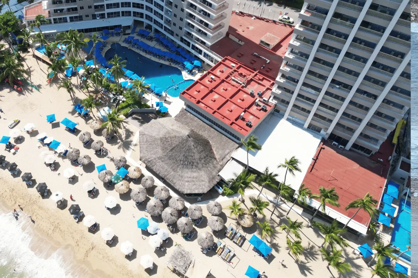 Las dos torres del hotel