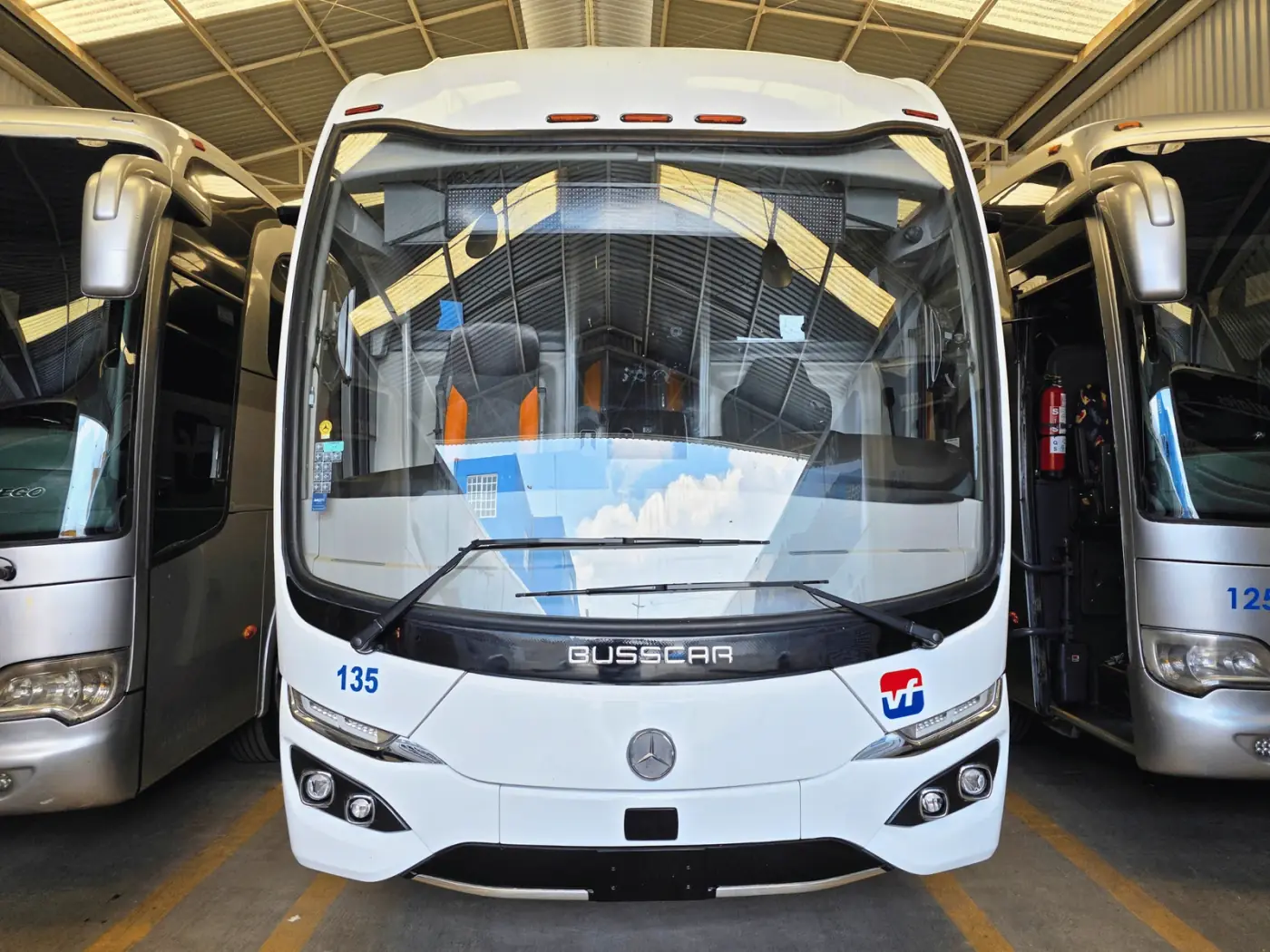 Frente del autobús