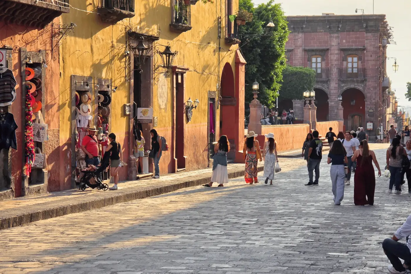Atardecer en el centro