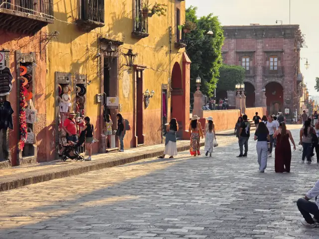 Atardecer en el centro