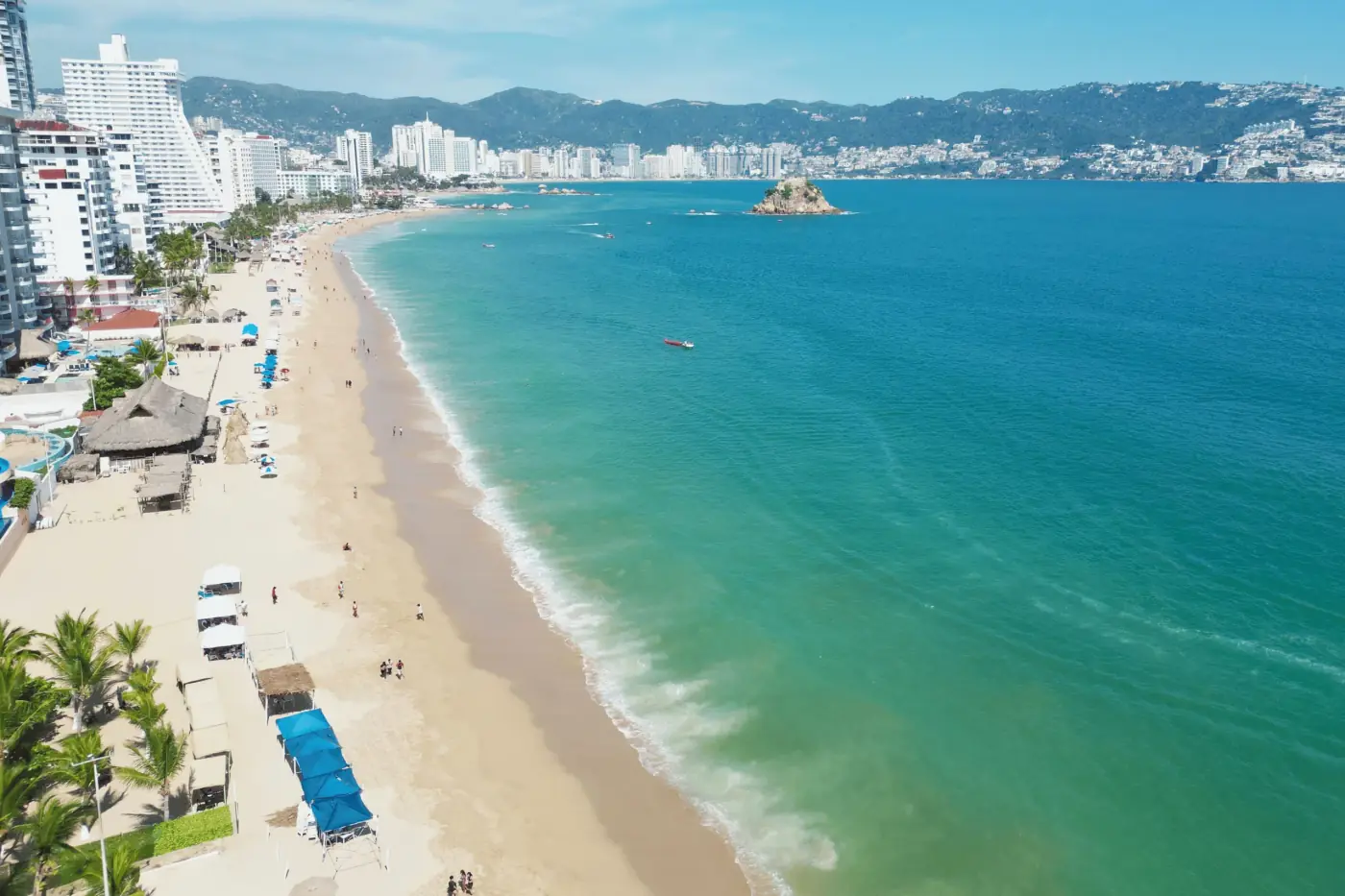 Vista a la playa