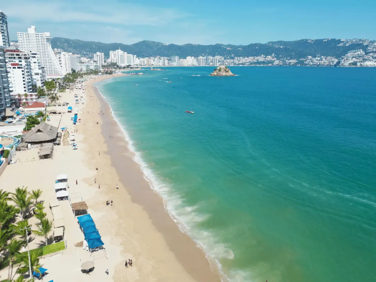 Vista a la playa