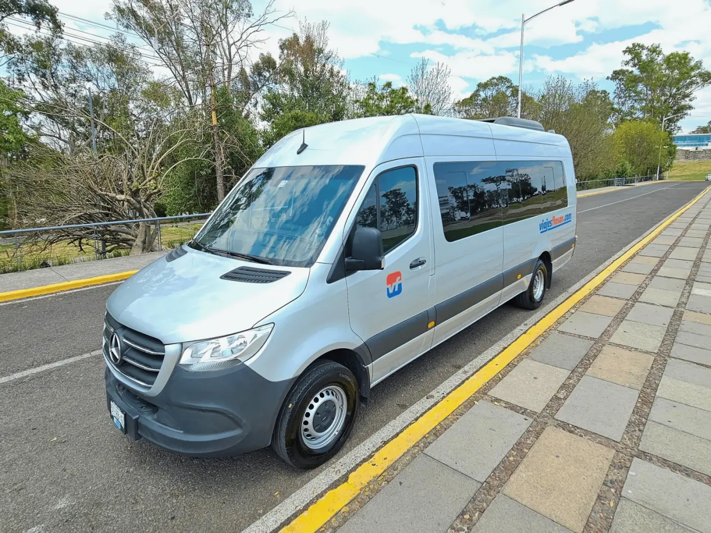 Frente de la camioneta