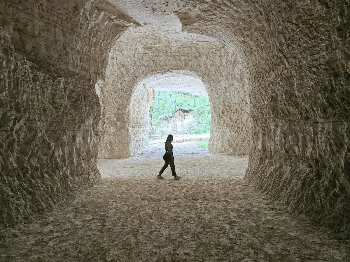 Interior de la mina