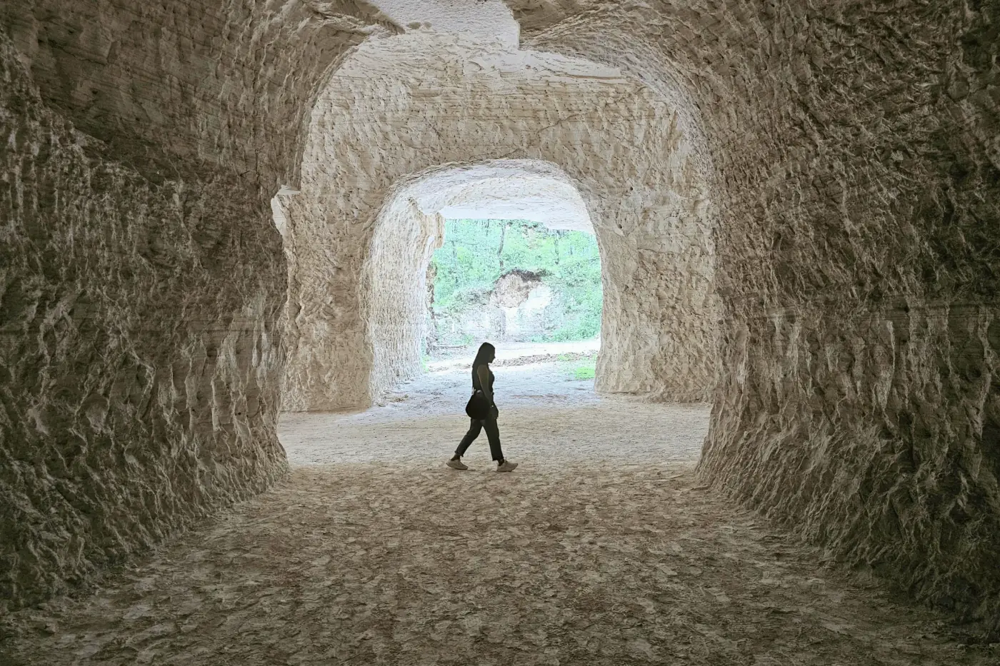 Interior de la mina