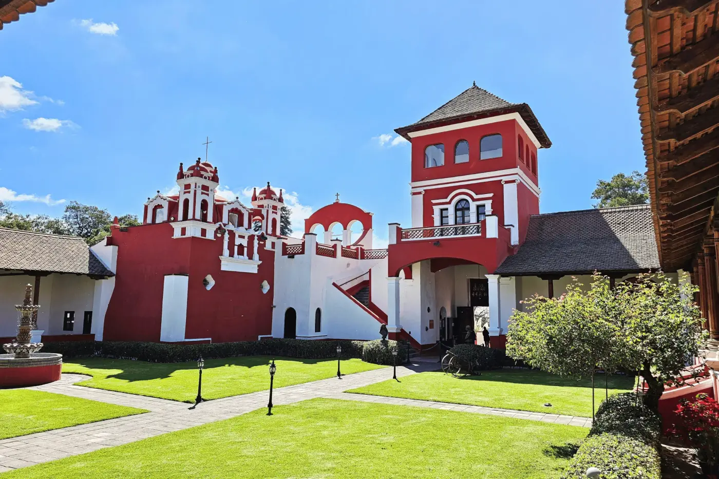 Interior de la hacienda