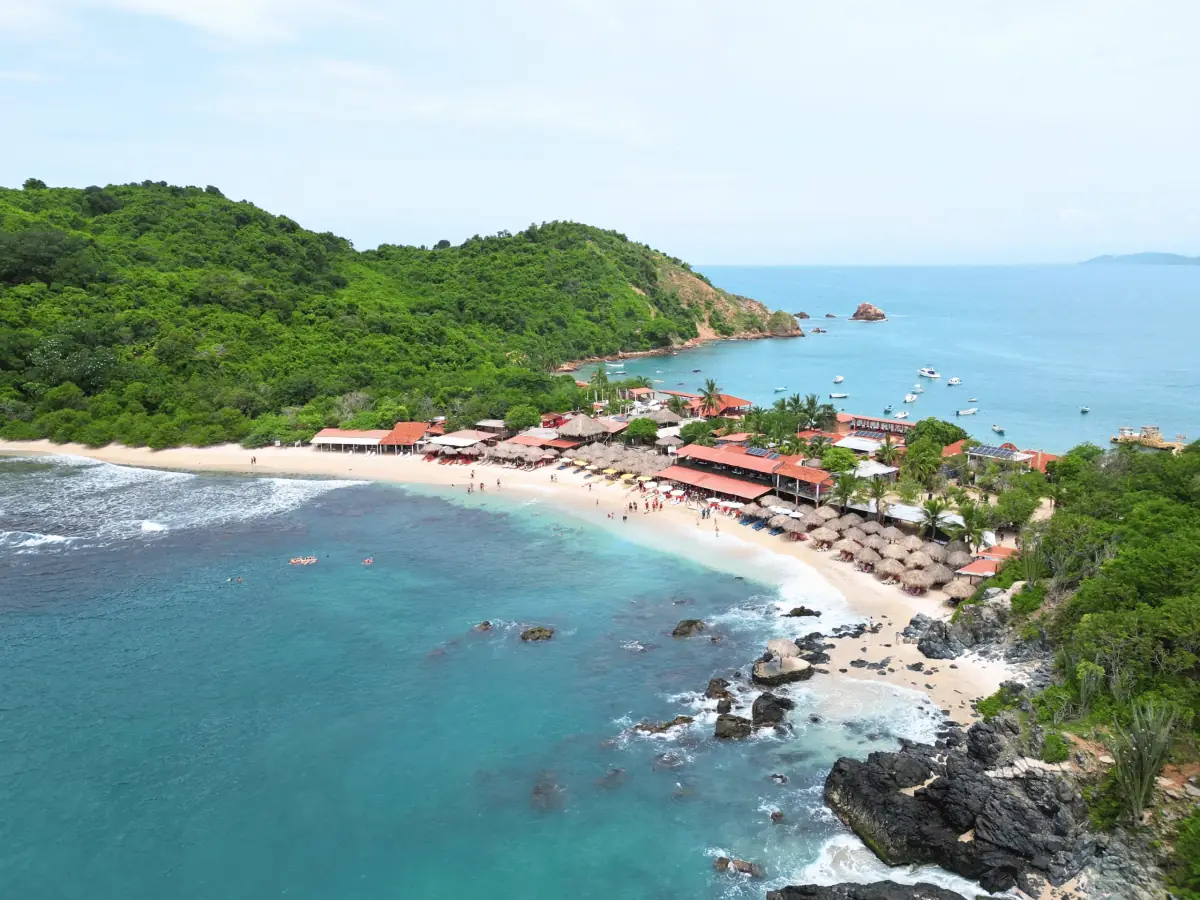 Vista a la isla