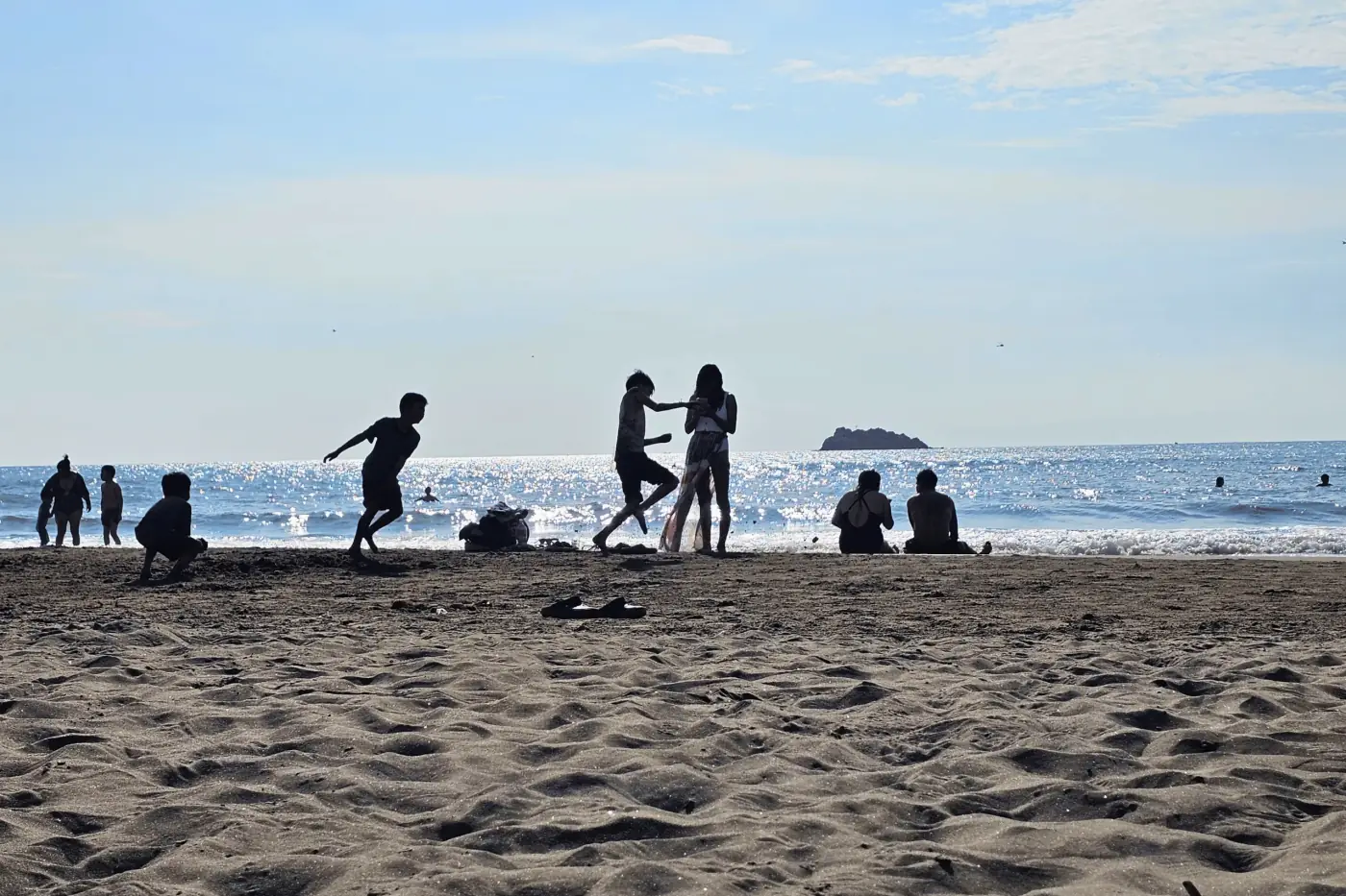 Personas en la playa