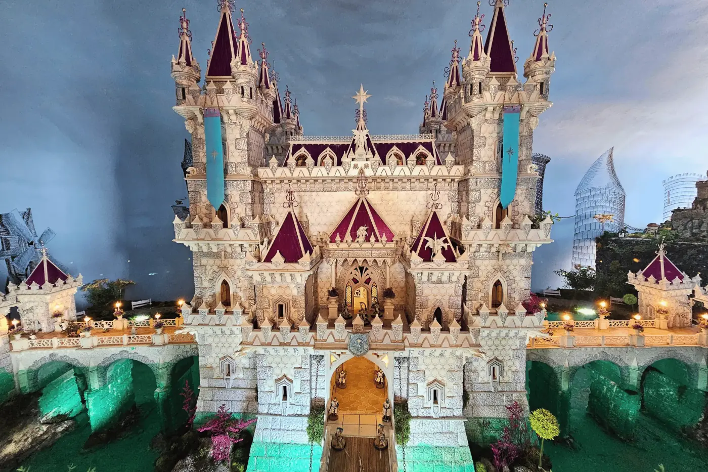 Diorama de la época medieval