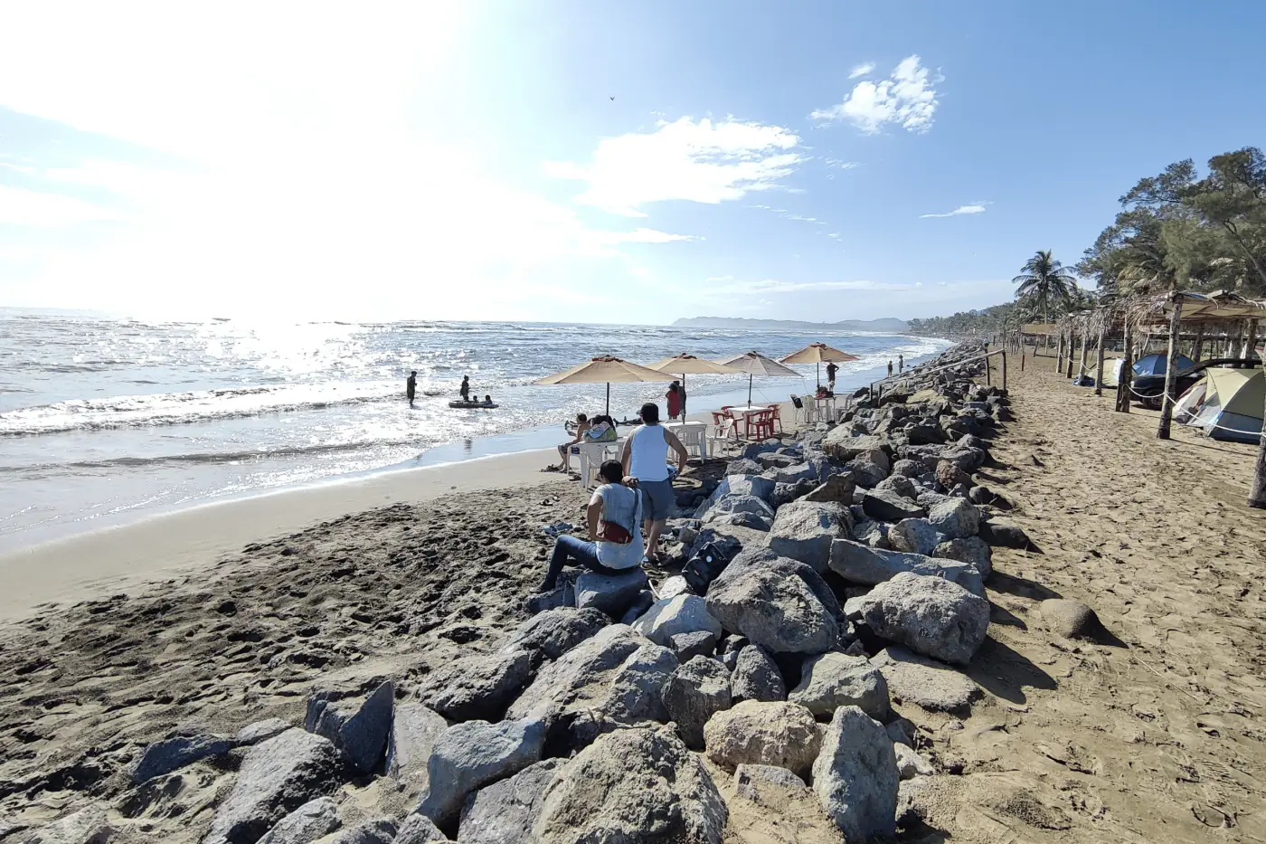 La playa