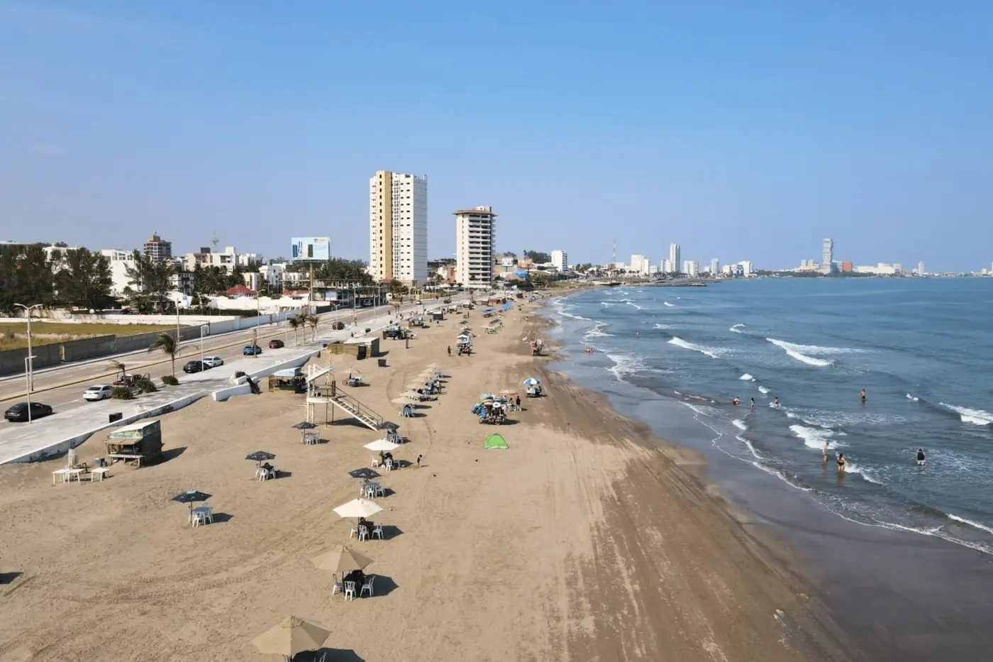 Vista a la playa