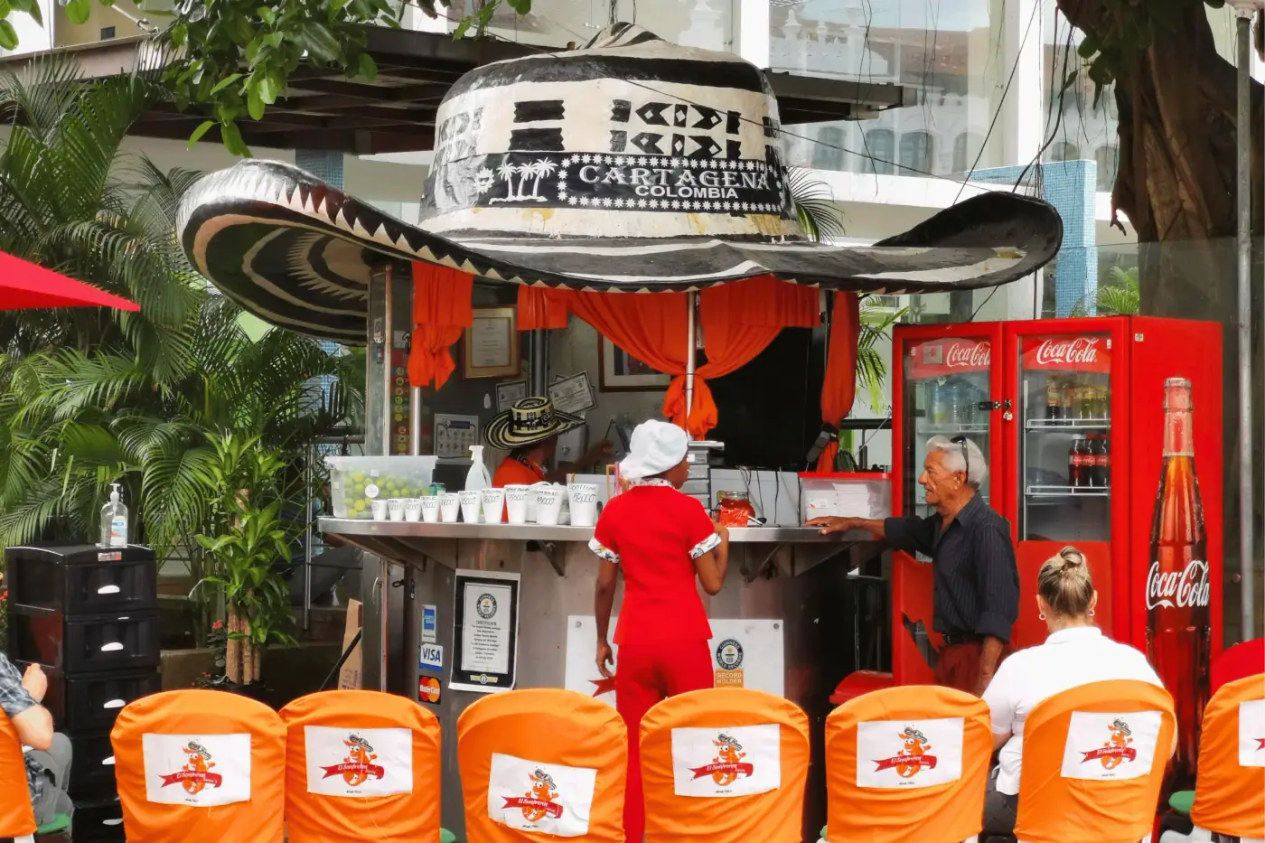 Negocio de mariscos en Cartagena