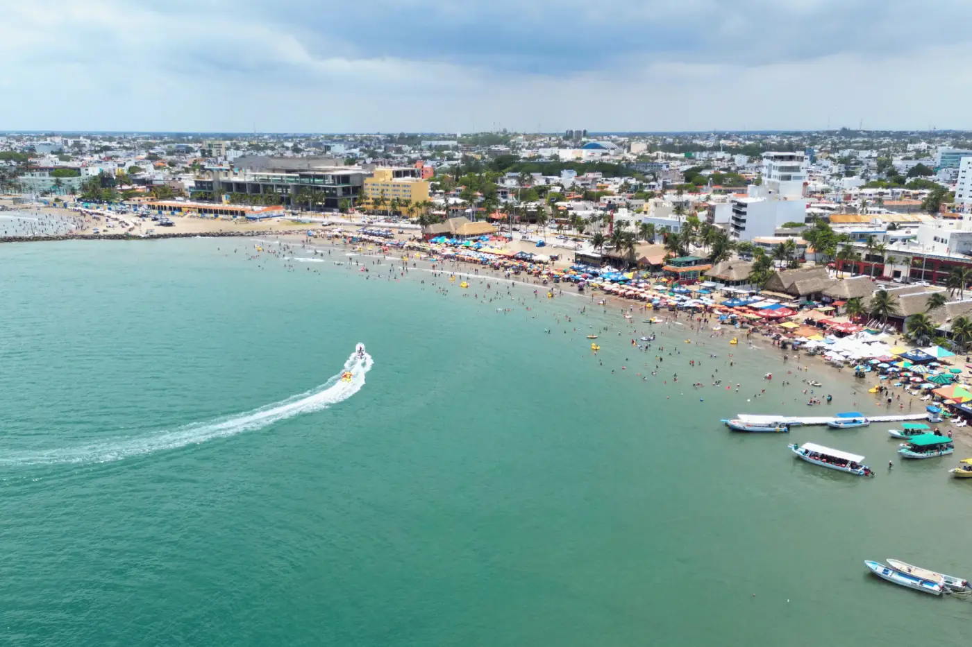 Panorámica de la playa