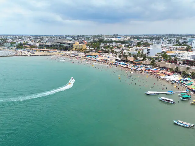Panorámica de la playa