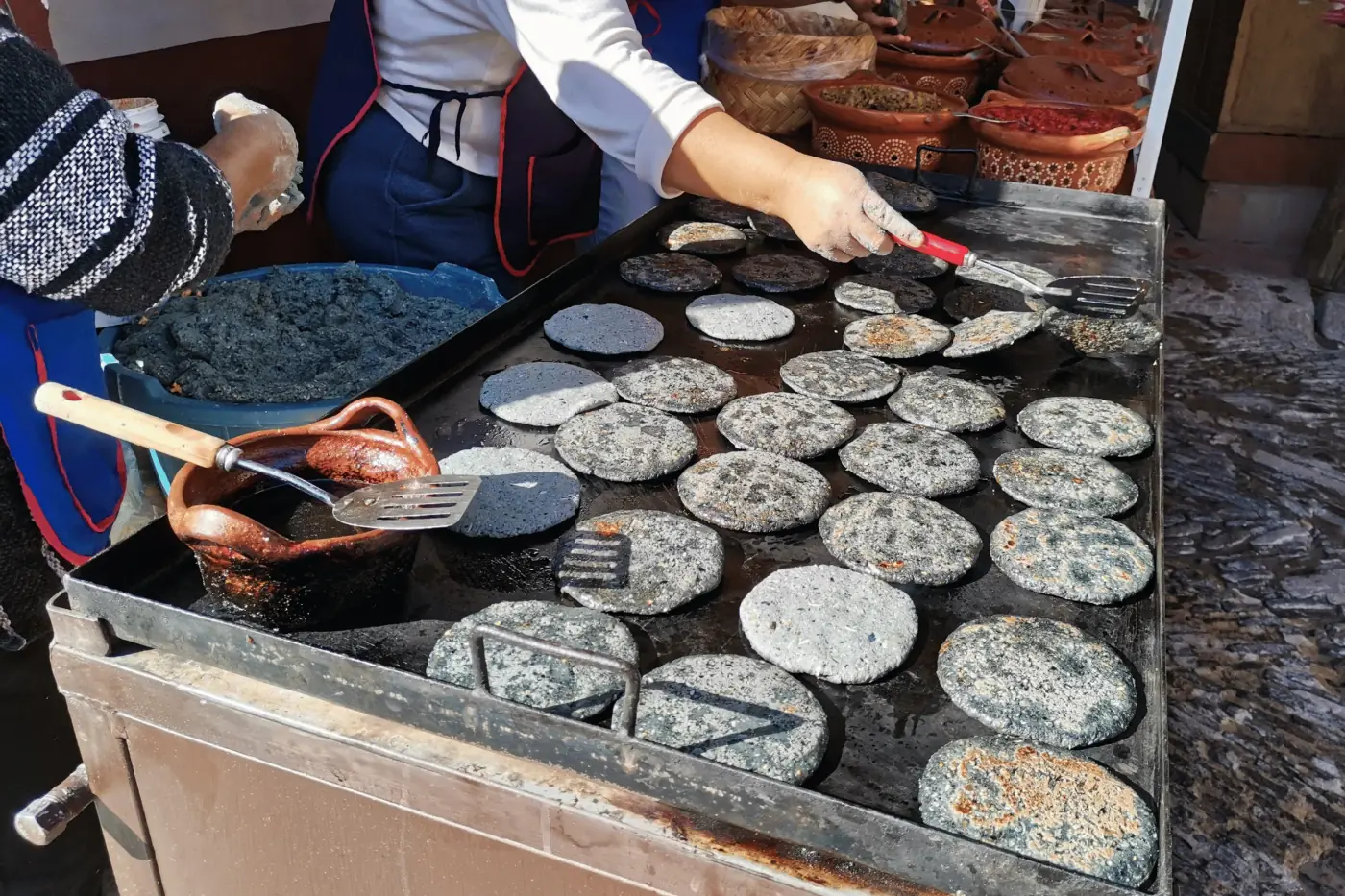 Gorditas de maíz quebrado