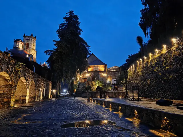 Vista de la hacienda