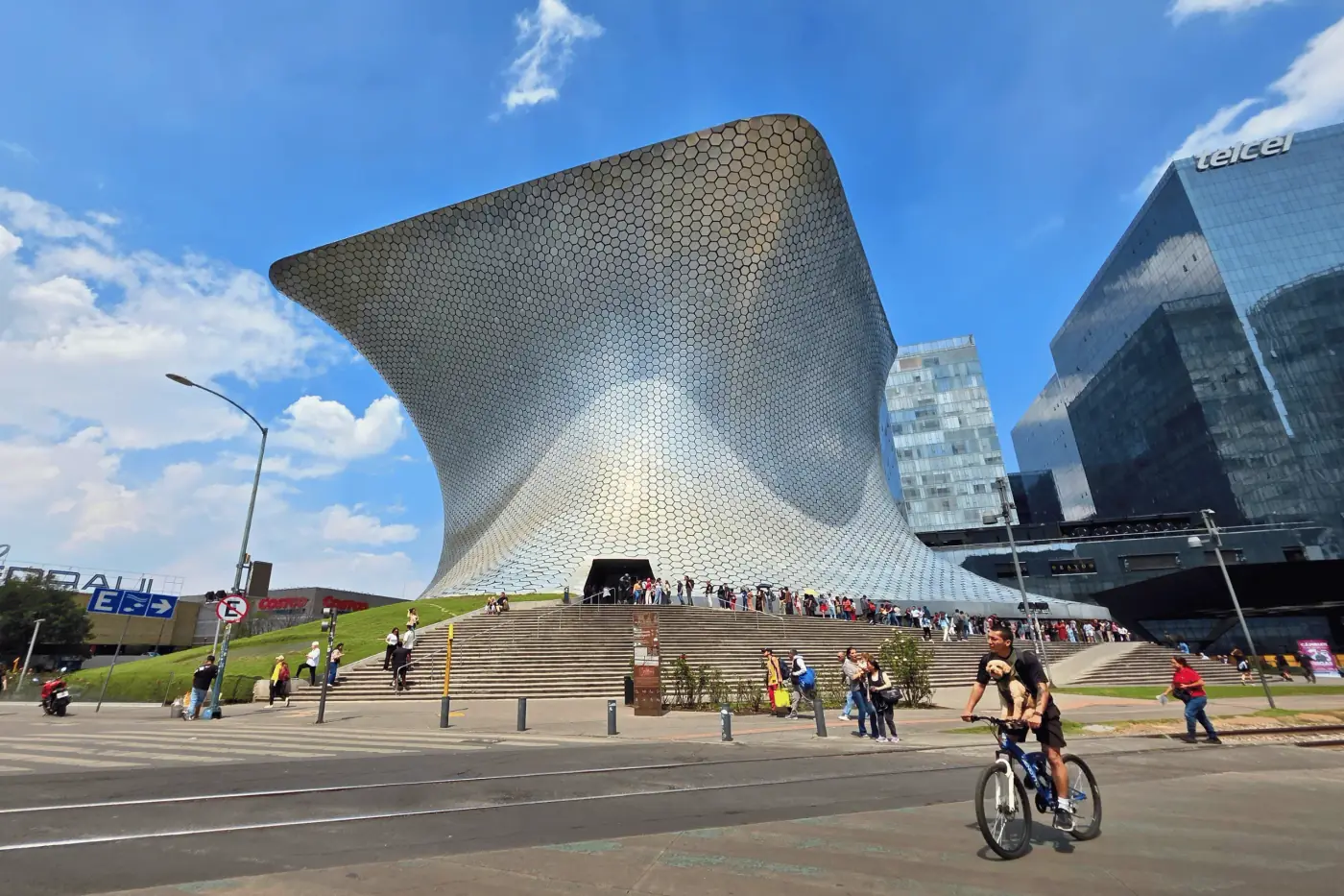Vista panorámica del Museo Soumaya